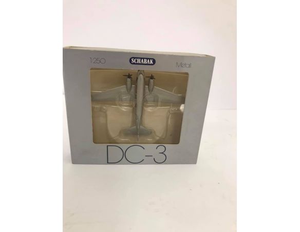 Schabak Aeroplano in Metallo Douglas DC-3 Delta Air Lines 1/250 Modellino Schabak Aeroplano in Metallo Douglas DC-3 Delta Air Lines 1/250 Modellino