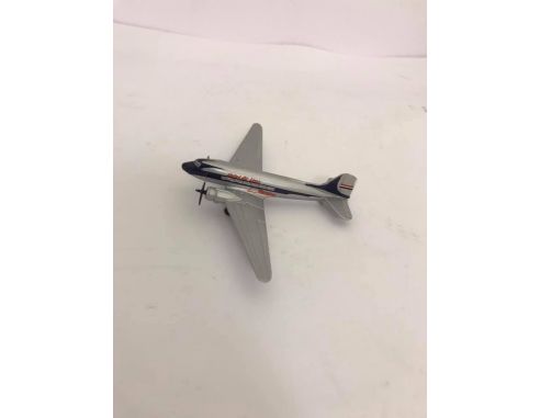 Schabak Aeroplano in Metallo Douglas DC-3 United Air Lines 1/250 Modellino