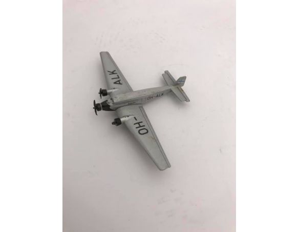 Schabak Aeroplano in Metallo Junkers JU-52 OA-ALK 1/250 Modellino Scatola Rovinata