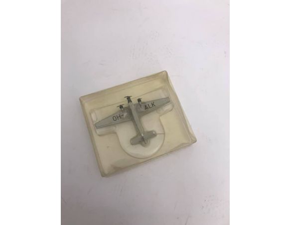Schabak Aeroplano in Metallo Junkers JU-52 OA-ALK 1/250 Modellino Scatola Rovinata