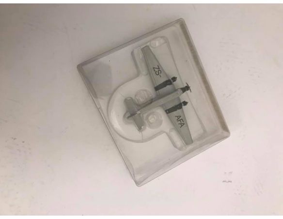 Schabak Aeroplano in Metallo Junkers JU-52 ZS-AFA 1/250 Modellino Scatola Rovinata