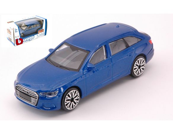 BBURAGO BU30398B AUDI A6 AVANT BLUE 1:43 Modellino