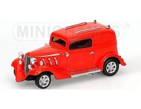 Minichamps PM400142264 AMERICAN HOT ROAD RED 1:43 Modellino