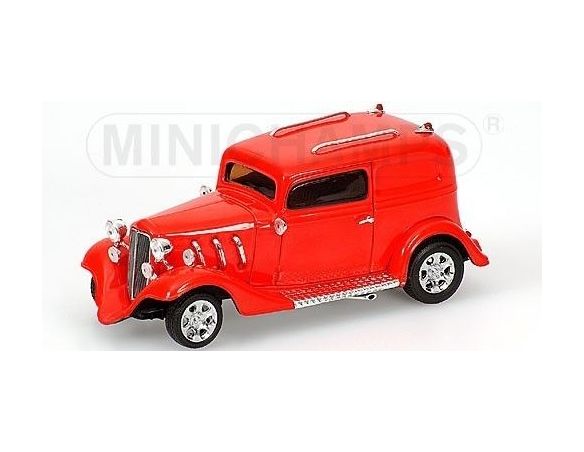 Minichamps PM400142264 AMERICAN HOT ROAD RED 1:43 Modellino