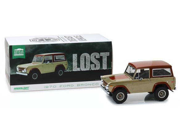 Greenlight GREEN19057 FORD BRONCO LOST TV SERIES 2004-2010 BROWN 1:18 Modellino