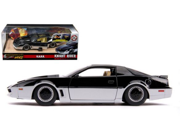 JADA TOYS JADA31115 PONTIAC FIREBIRD KNIGHT RIDER K.A.R.R. WITH WORKING LIGHTS 1:24 Modellino