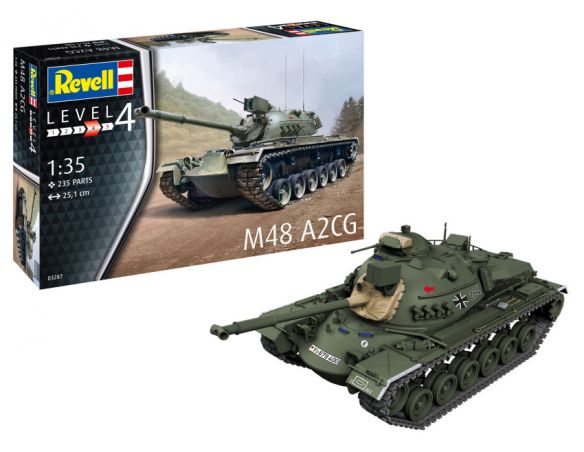 Revell RV03287 M48 A2CG KIT 1:35 Modellino