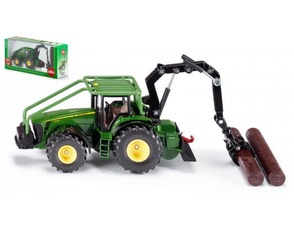 Sky Marks SK1974 TRATTORE J.DEERE 8430 CON SOLLEVATRONCHI 1:50 Modellino