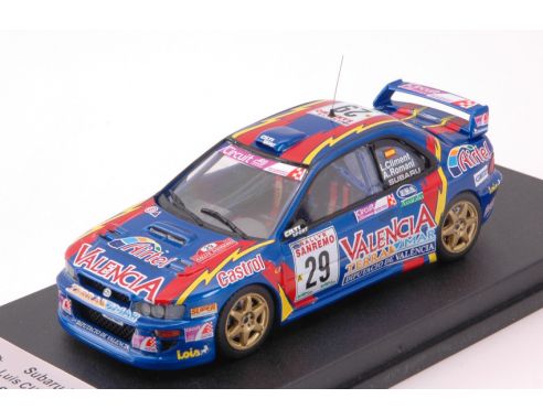 Trofeu TFRRIT07 SUBARU IMPREZA N.29 WRC RALLY SANREMO 1999 CLIMENT-ROMANI 1:43 Modellino
