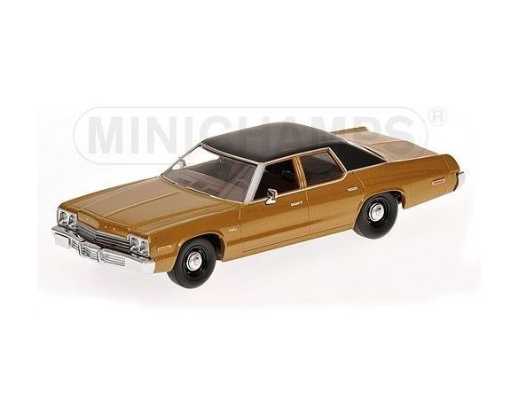 Minichamps PM400144772 DODGE MONACO 1974 GOLD MET.1:43 Modellino