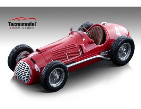 Tecnomodel TMD18152B FERRARI F1 275 N.4 BELGIUM GP 1950 ASCARI 1:18 Modellino