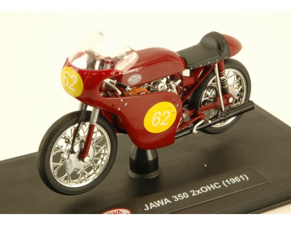 Abrex ABM004-62 JAWA 350 2xOHC 1961 AMARANT 1:18 Modellino