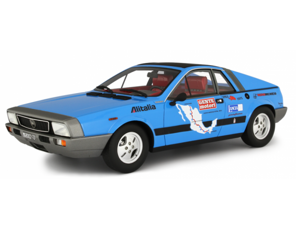 Ixo model LM120AMX LANCIA BETA MEXICANA BLUE 1:18 Modellino