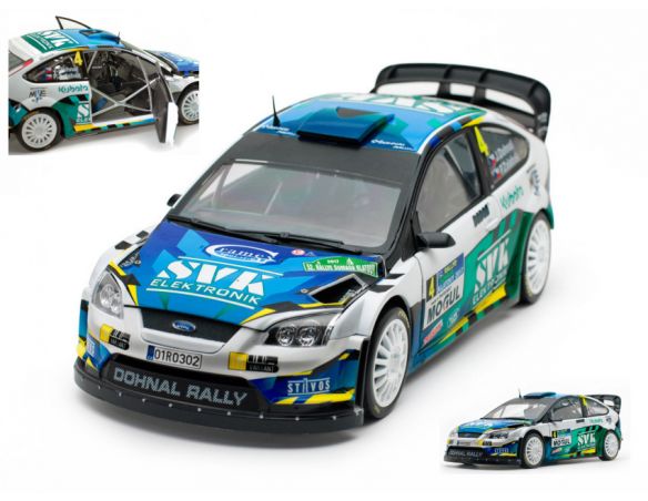 SunStar SS3958 FORD FOCUS RS N.4 RALLY SUMAVA KLATOVY 2017 J.DOHNAL-M.ERNST 1:18 Modellino