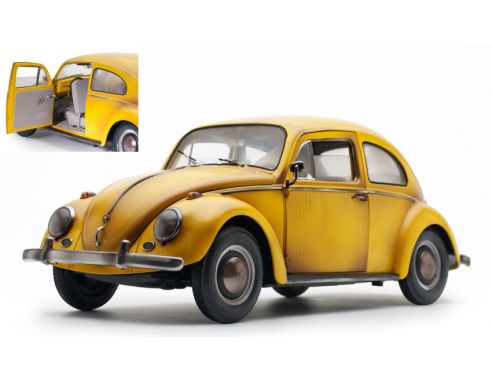 SunStar SS5219 VW BEETLE SALOON 1961 YELLOW AGED (INVECCHIATO) 1:12 Modellino