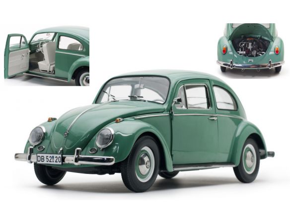 SunStar SS5220 VW BEETLE SALOON 1961 GREEN 1:12 Modellino