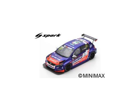 Spark Model S5199 PEUGEOT 308 TCR N.23 RACE 2 HUNGARIAN 2018 FRANCISCO ABREU 1:43 Modellino