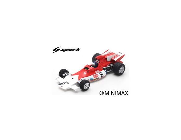 Spark Model S5284 BRM P180 PETER GETHIN 1972 N.8 SPANISH GP 1:43 Modellino