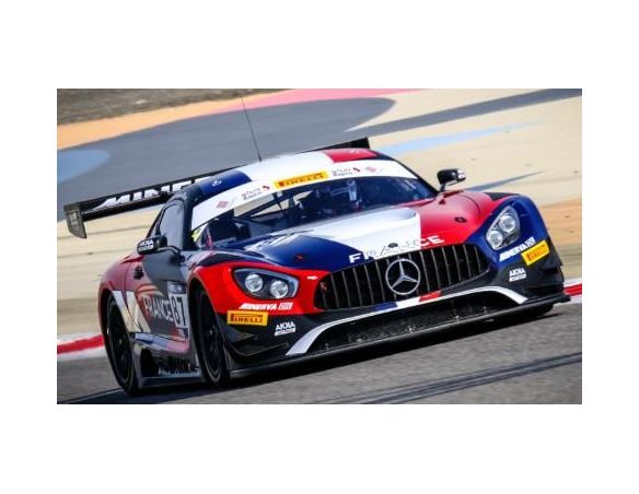 Spark Model S6306 MERCEDES GT3 N.87 FIA GT CUP BAHRAIN 2018 BEAUBELIQUE-PLA 1:43 Modellino