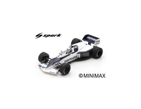 Spark Model S7105 BRABHAM BT52 RICCARDO PATRESE 1983 N.6 DNF BRAZILIAN GP 1:43 Modellino