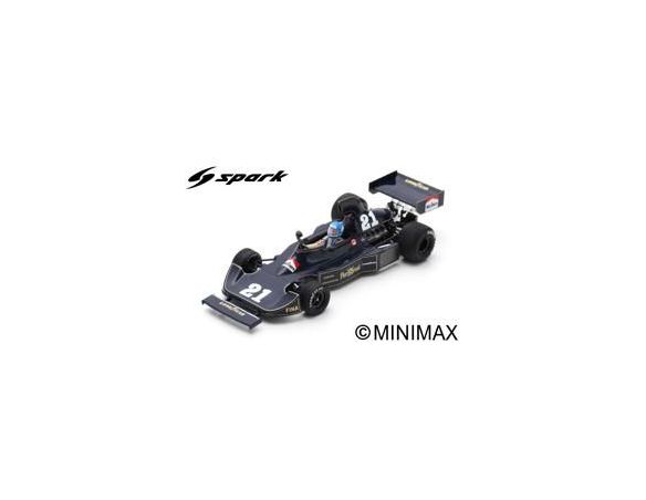 Spark Model S7492 WILLIAMS FW04 RENZO ZORZI 1976 N.21 9th BRAZILIAN GP 1:43 Modellino
