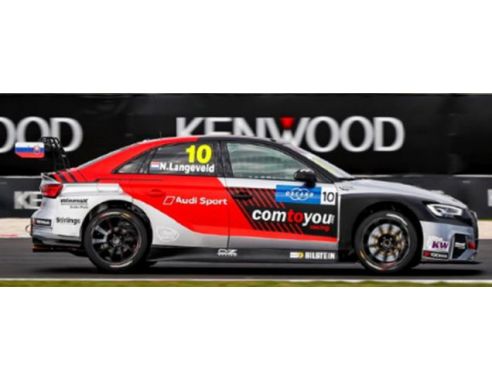 Spark Model S8958 AUDI RS3 N.10 RACE 3 WTCR SLOVAKIA RING 2019 N.LANGEVELD 1:43 Modellino