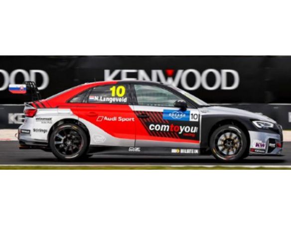 Spark Model S8958 AUDI RS3 N.10 RACE 3 WTCR SLOVAKIA RING 2019 N.LANGEVELD 1:43 Modellino