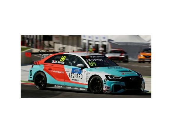 Spark Model S8960 AUDI RS3 N.69 2nd RACE 2 WTCR MARRAKESH 2019 J.K.VERNAY 1:43 Modellino