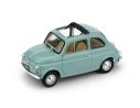 Brumm BM0454-16 FIAT 500F APERTA 1965-1971 GRIGIO GARDA INTERNO BEIGE 1:43 Modellino