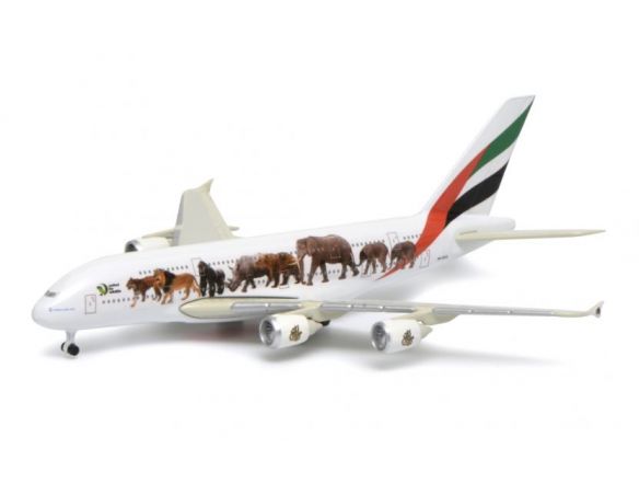 Schuco SH3551688 EMIRATES A380-800 1:600 cm 12 Modellino