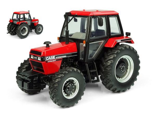 Universal Hobbies UH6210 TRATTORE CASE INTERNATIONAL 1494 4WD RED/BLACK VERSION 1:32 Modellino