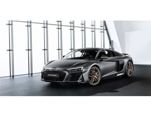 Ixo model GT251 AUDI R8 DECENNIUM MATT DAYTONA GREY 1:18 Modellino