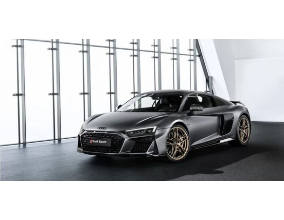 Ixo model GT251 AUDI R8 DECENNIUM MATT DAYTONA GREY 1:18 Modellino