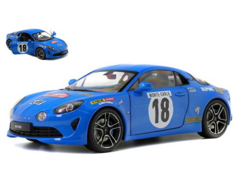 Solido SL1801603 ALPINE A110 N.18 HISTORIC RALLY MONTE CARLO 2018 1:18 Modellino