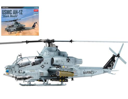 Accademy ACD12127 ELICOTTERO USMC AH-1ZA SHARK MOUTH KIT 1:35 Modellino