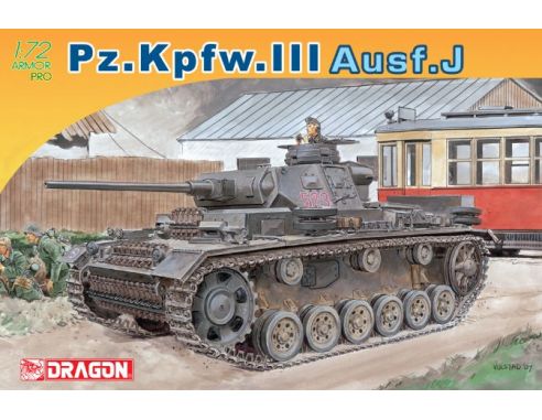Dragon D7372 PZ.III AUSF J KIT 1:72 Modellino