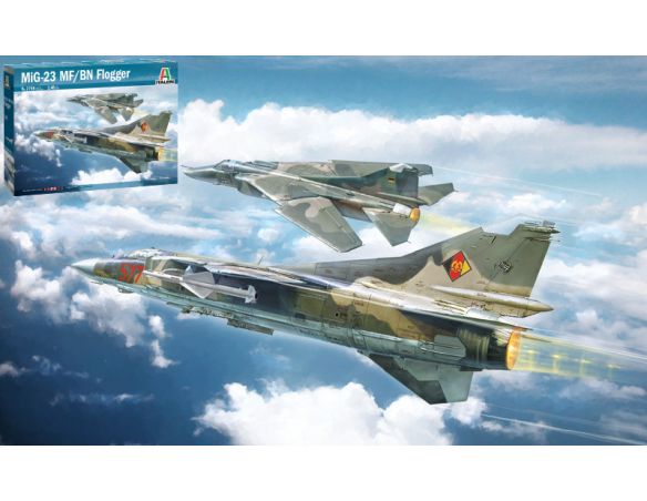 Italeri IT2798 MIG-23 MF/BN FLOGGER KIT 1:48 Modellino