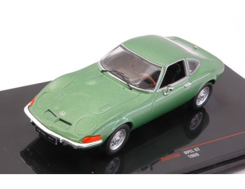 Ixo model CLC318N OPEL GT 1969 MET.GREEN 1:43 Modellino