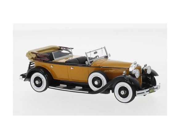 Neo Scale Models NEO44633 PACKARD 733 STANDARD 8 1930 ORANGE/BLACK 1:43 Modellino