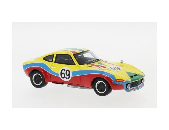 Neo Scale Models NEO45806 OPEL GT STONEMASON N.69 GP NURBURGRING 1972 B.DOLK 1:43 Modellino