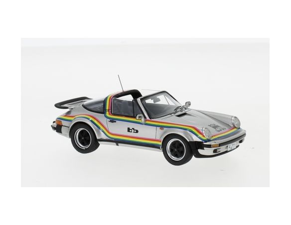 Neo Scale Models NEO49593 PORSCHE 911 TURBO TARGA B+B 1982 SILVER 1:43 Modellino