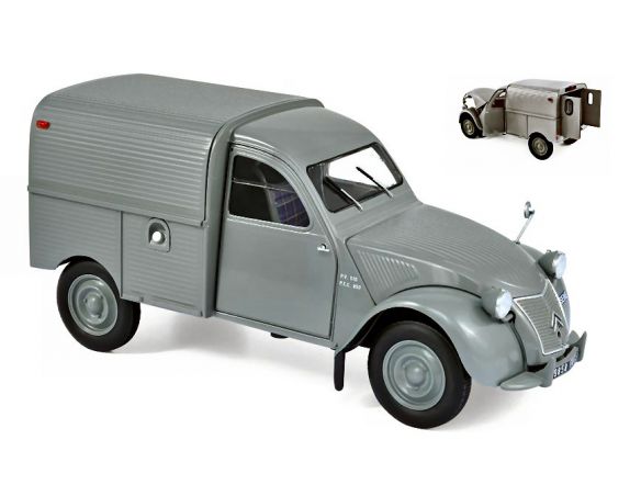 Norev NV181490 CITROEN 2CV FOURGONNETTE 1957 GREY 1:18 Modellino