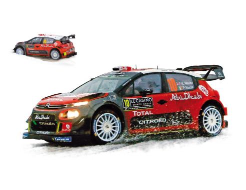 Norev NV181636 CITROEN C3 WRC N.10 4th MONTE CARLO 2018 K.MEEKE-P.NAGLE 1:18 Modellino