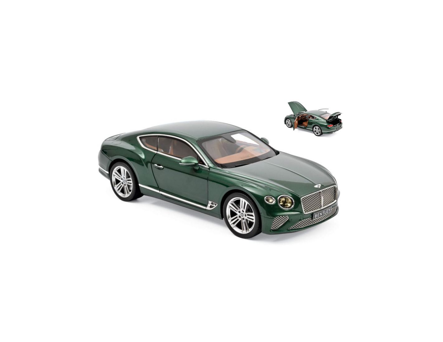 Bentley Continental GT 2018 Vert Métallisé 1-18 Norev