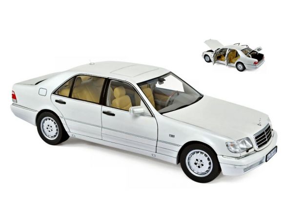 Norev NV183720 MERCEDES S320 1997 WHITE METALLIC 1:18 Modellino