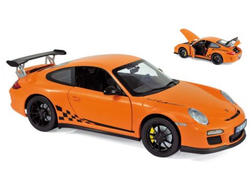 Norev NV187562 PORSCHE 911 GT3 RS 2009 ORANGE 1:18 Modellino