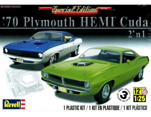 Revell RV14268 PLYMOUTH HEMI CUDA 2 IN 1 KIT 1:25 Modellino