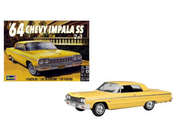 Revell RV14487 CHEVY IMPALA SS 1964 KIT 1:25 Modellino