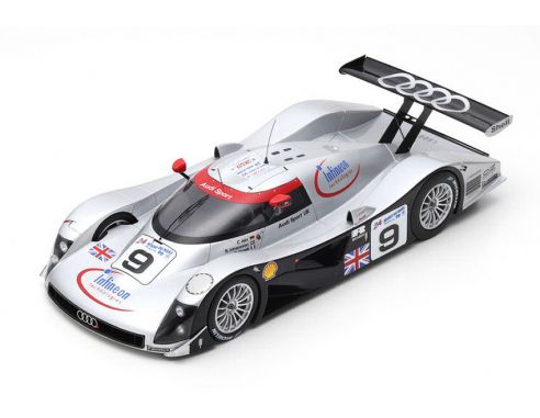 Spark Model S18339 AUDI R8C N.9 LM 1999 S.JOHANSSON-S.ORTELLI-C.ABT 1:18 Modellino