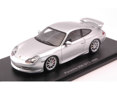 Spark Model S4943 PORSCHE 996 GT3 1999 SILVER 1:43 Modellino